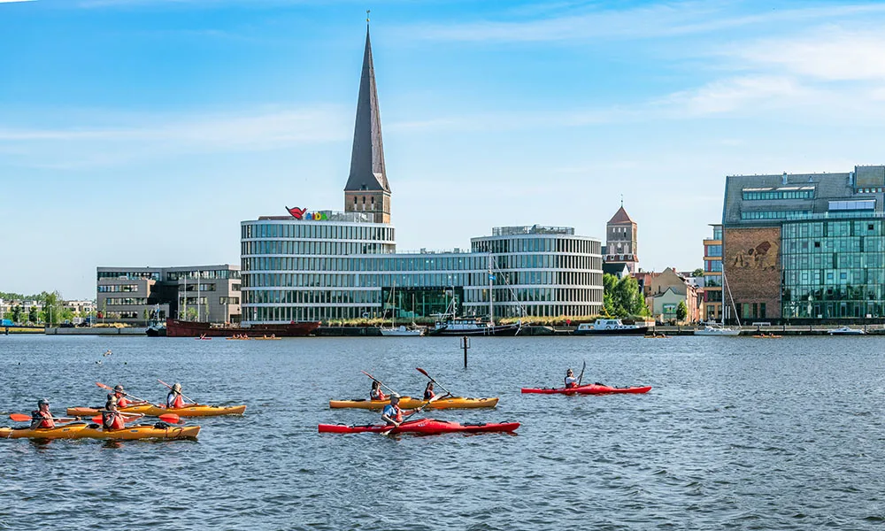Stadtpaddeln Rostock - Foto: TMV/Tiemann